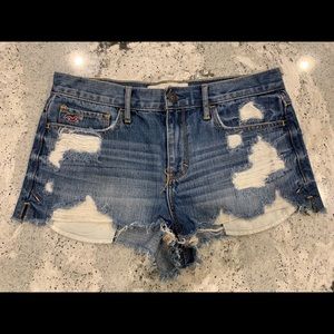 Hollister denim jean shorts